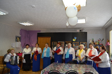 организация концертной программы к Дню пожилого человека